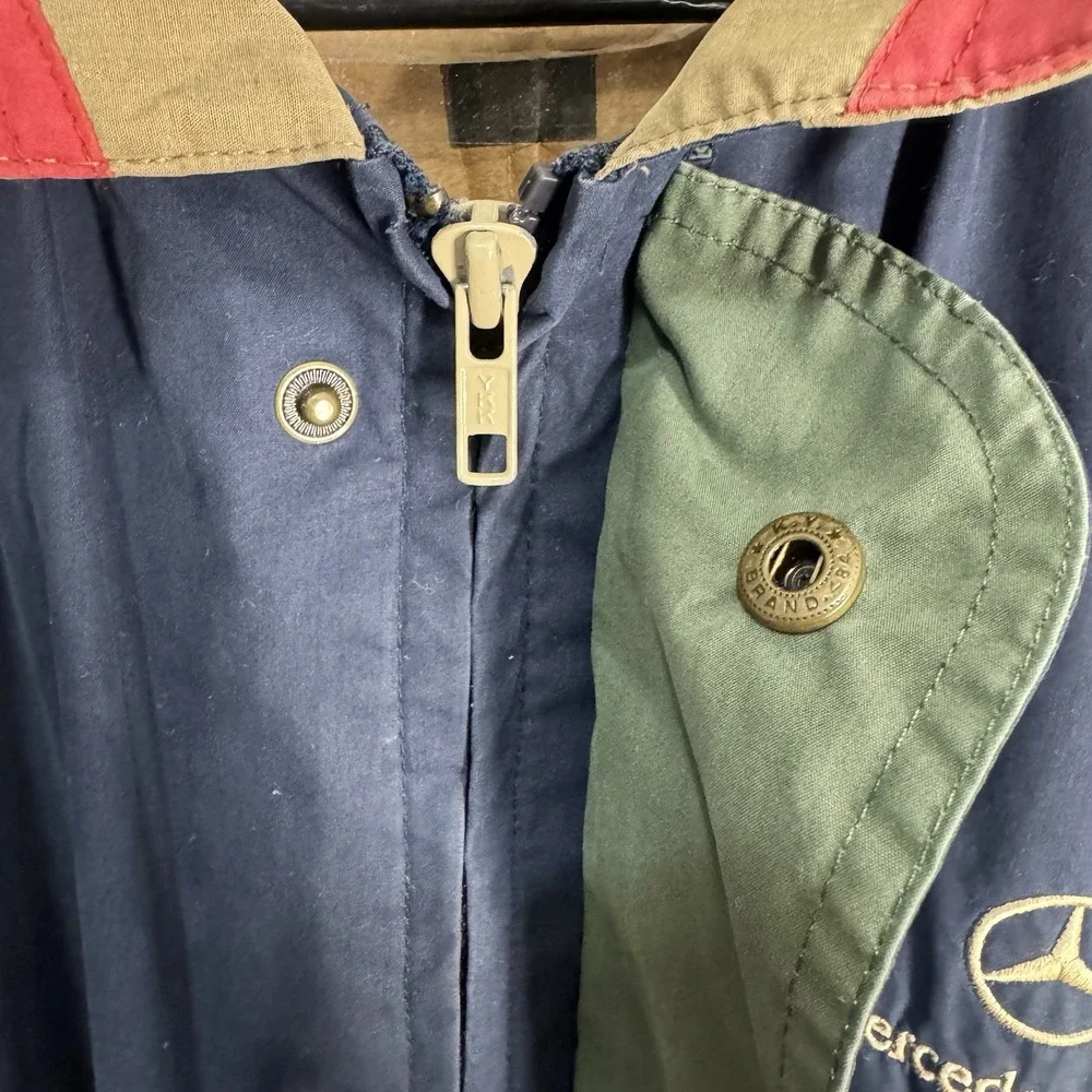 VTG 80's Winner Mate Sportswear Men's‎ Jacket Coat Mercedes Logo Size Large